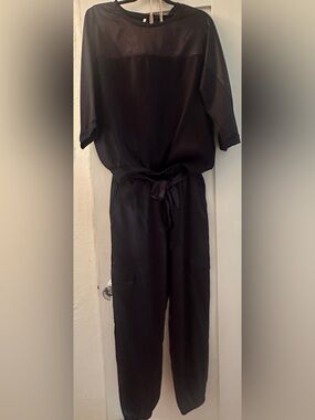 Black Women's Tie-Waist Dress